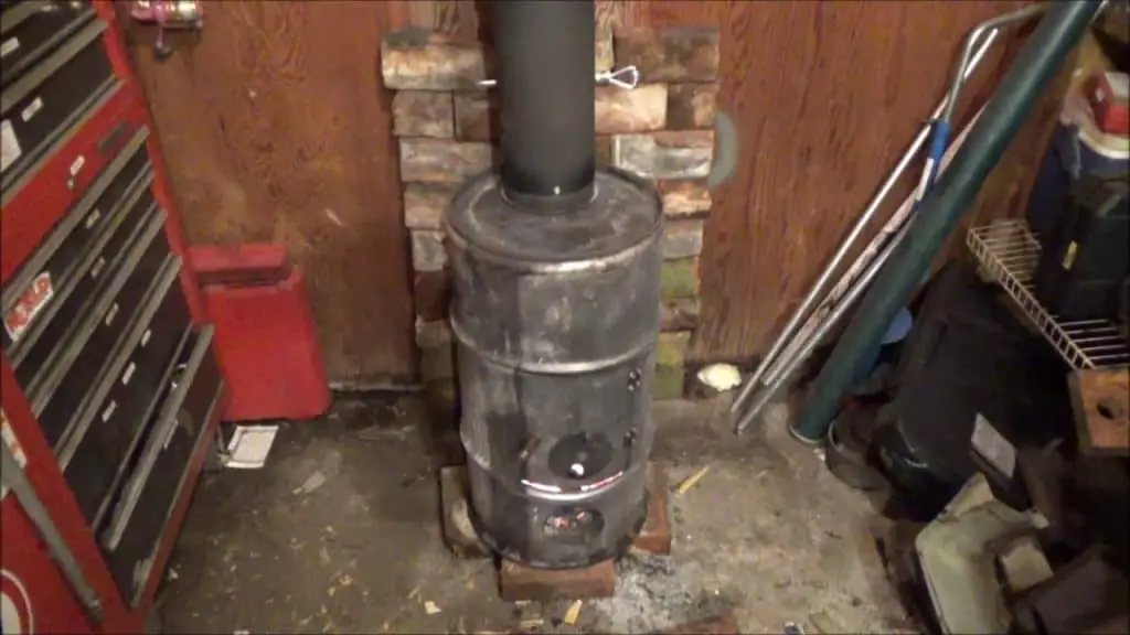 Garage Wood Stove