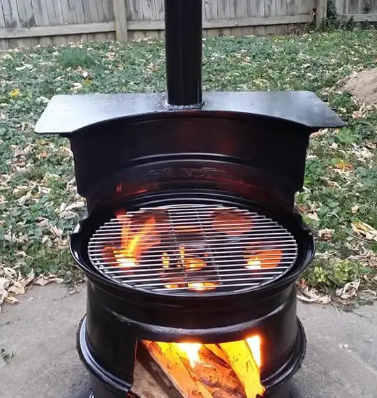 Wood Burning Grill