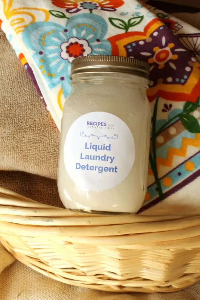 Detergent With Essential Oils