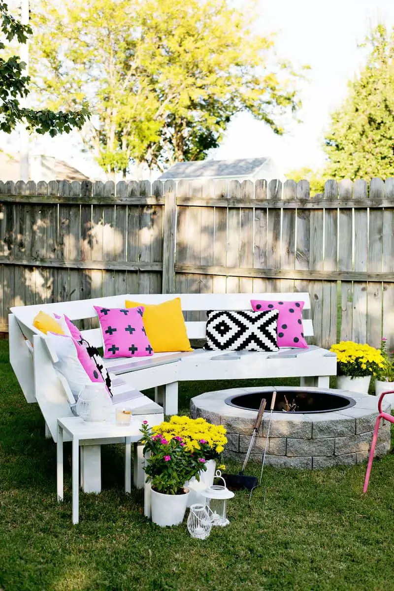 Fire Pit Bench