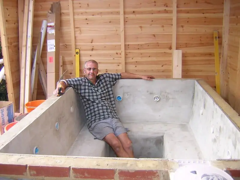 Concrete Hot Tub