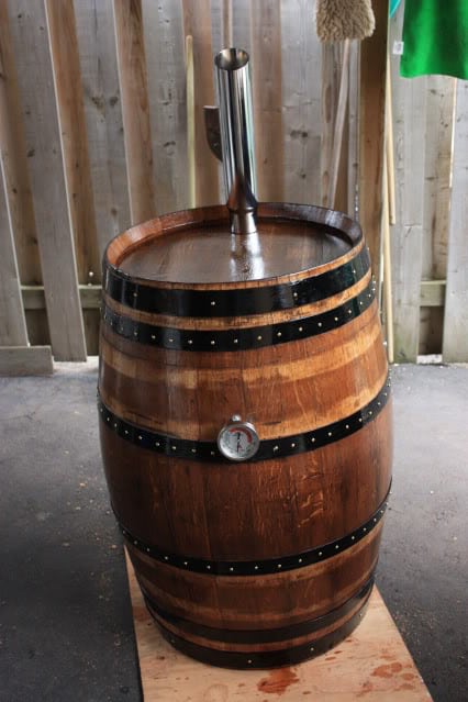 Whiskey Barrel Smoker