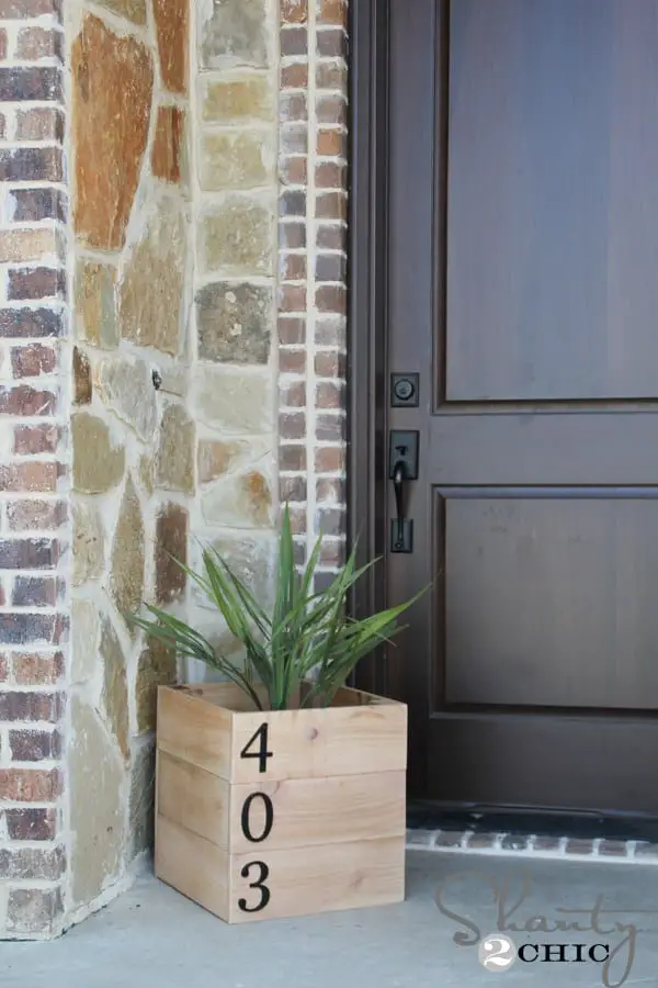 Address Planter Box 