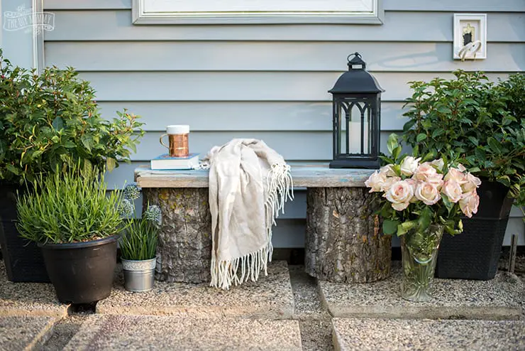Tree Stump Bench