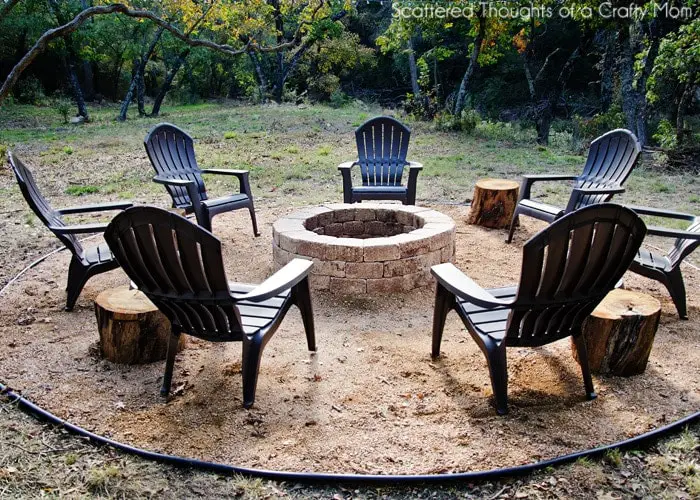 35 Diy Outdoor Fireplace Fire Pit And, Diy Outdoor Fire Pit Plans