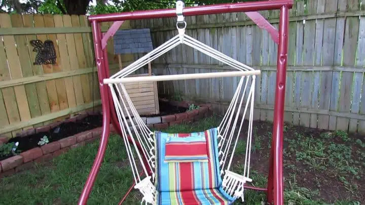 Diy hanging sales chair stand