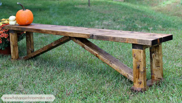 Easy Rustic Bench