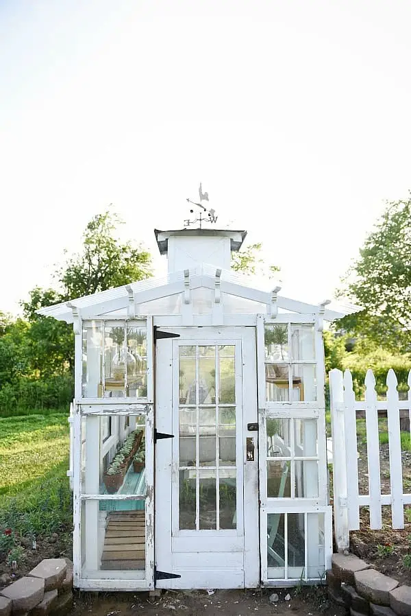 Beautiful Backyard Greenhouse DIY