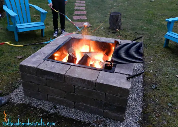 Fire Pit With Grill