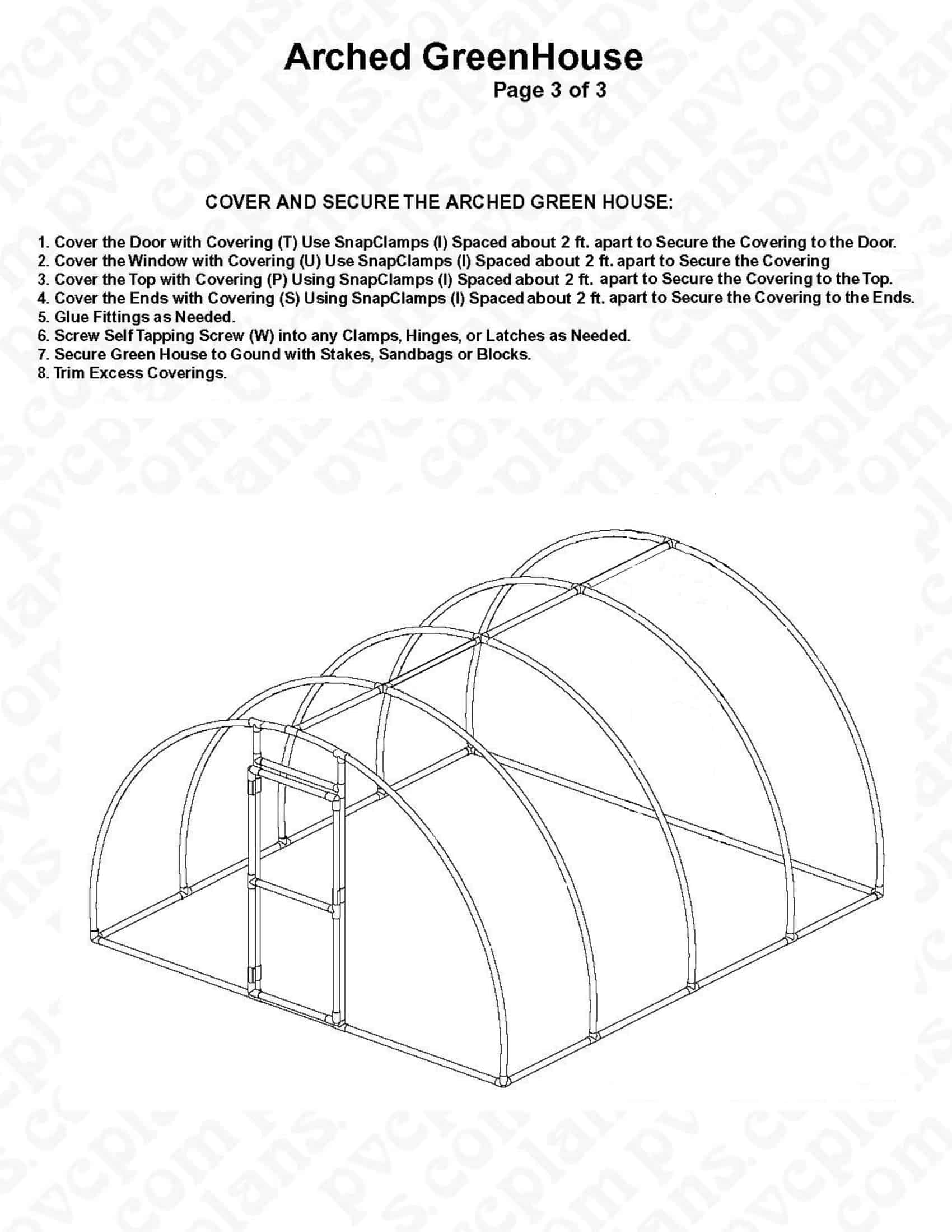 PVC Pipe Greenhouse