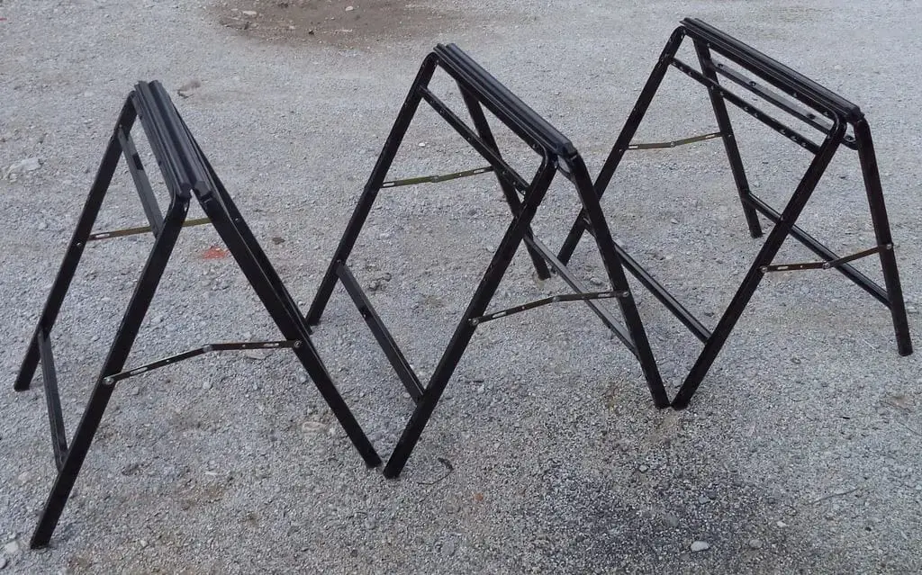 Scrap Material Sawhorse