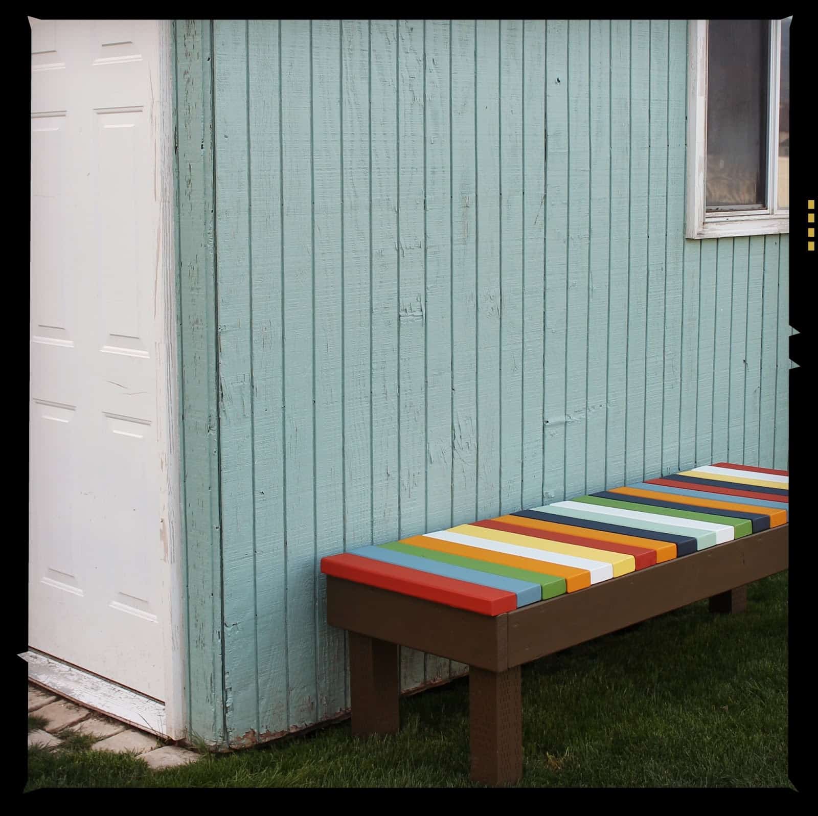 Rainbow Bench