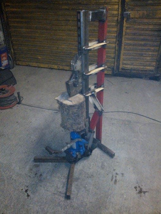 Upright Foot Operated Splitter